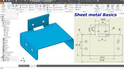 autocad sheet metal|inventor sheet metal drawing.